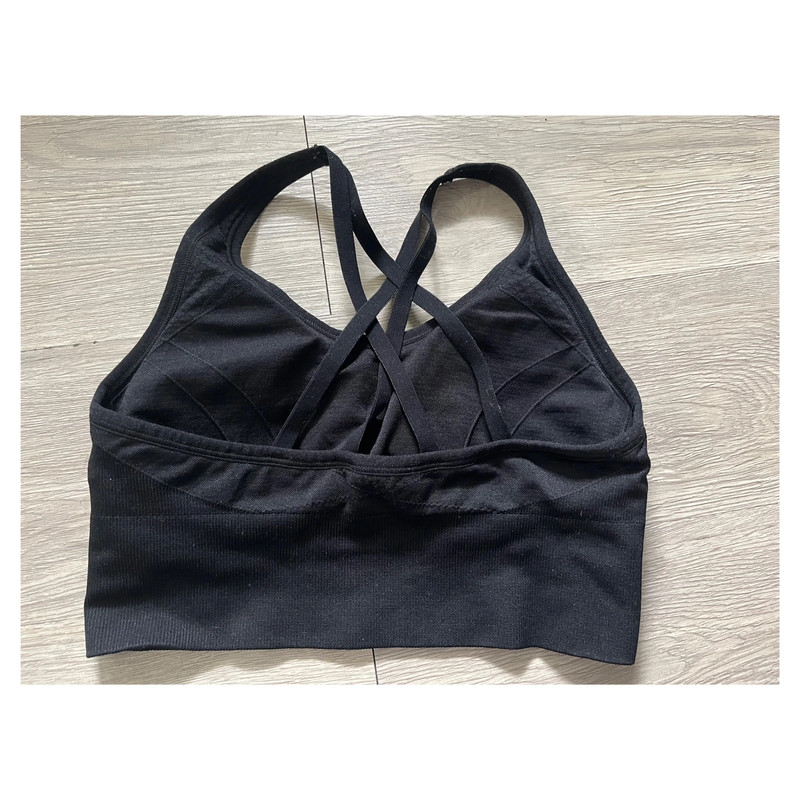 Puma Black Sports Bra Size Small 3