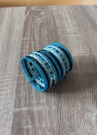 Jonc à perles bleu, condizioni: Nuovo senza cartellino, €2.50, €3.33 include la Protezione acquisti