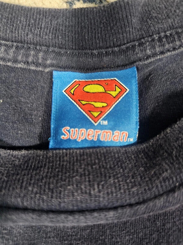 Superman Men'S T-Shirt  Classic S Logo Xxl Blue Fifth Sun 4