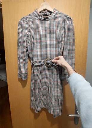 Vestido de cuadritos de Mango, marca: Mango, estado: Muy bueno, tamaño: M / 38 / 10, 10,00 €, 11,20 € Protección al comprador incluida