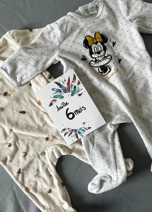 Lot de 2 pyjamas chauds, marke: Disney, zustand: Sehr gut, größe: 6-9 Monate / 68, 4,00 €, 4,90 € inklusive Vinted-Käuferschutz