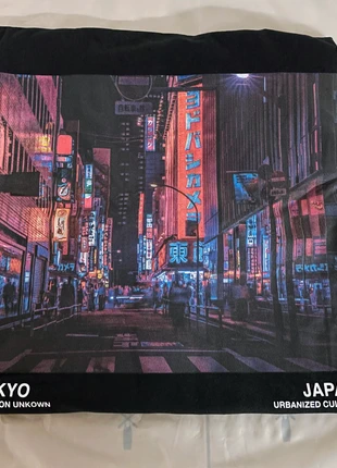 Only & Sons Oversized T-Shirt with Tokyo Photo Print - Black, marca: ONLY & SONS, estado: Novo com etiquetas, tamanho: L, €15.00, €16.45 inclui Proteção do Comprador
