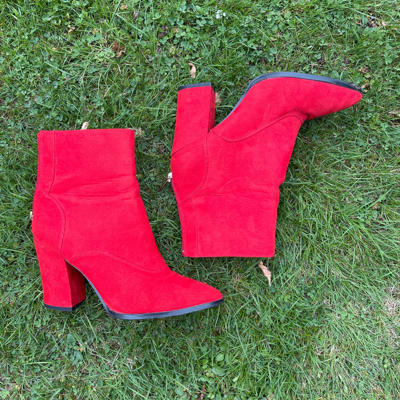 River island sale red boots