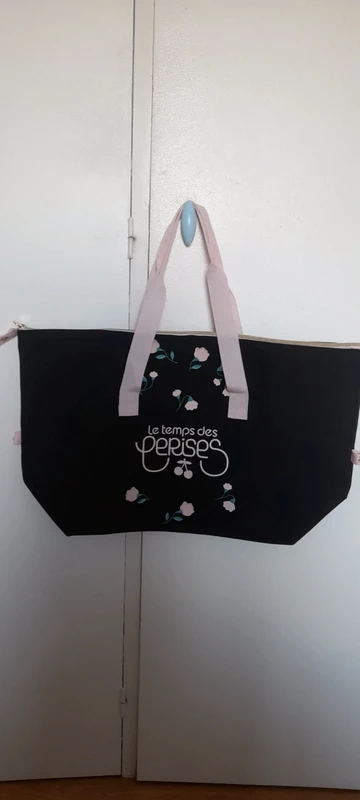 Sac de plage"le temps des cerises"