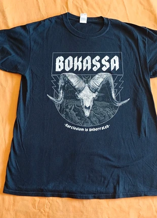 Camiseta Oficial Bokassa (Stoner Rock) - Calavera de Carnero - Talla L, brand: Gildan, condizioni: Ottime, taglia: L, €15.00, €16.45 include la Protezione acquisti