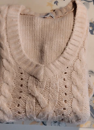 Precioso suéter rosa palo trenzas, marca: Easy Wear, estado: Muy bueno, tamaño: M / 38 / 10, 5,00 €, 5,95 € Protección al comprador incluida