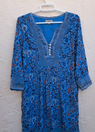 Robe tunique bohème paisley dentelles et crochet taille small, marque: Cortefiel, état: Très bon état, taille: S / 36 / 8, 22,00 €, 23,80 € Protection acheteurs incluse