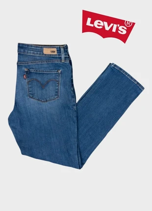 Jean Levi's Femme W30 FR40 Bleu Coupe Slim Slight Curve Mid Rise, marca: Levi's, estado: Bueno, tamaño: L / 40 / 12, 13,00 €, 14,35 € Protección al comprador Pro incluida