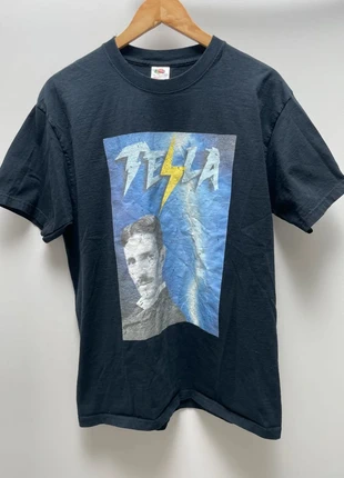 T-Shirt Nikola Tesla – Size Mens Large, brand: Fruit of the Loom, condition: Very good, size: L, €20.00, €21.70 includes Buyer Protection