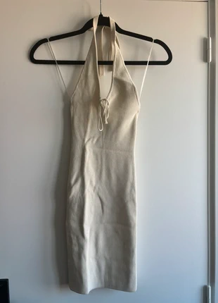 Robe courte de plage, dos nu, en crochet, brand: Bershka, condition: New with tags, size: XS / 34 / 6, €8.00, €9.10 includes Buyer Protection