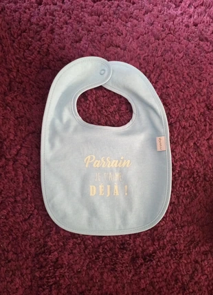 Bavoir annonce Parrain, marca: Maïka, estado: Nuevo sin etiquetas, 5,00 €, 5,95 € Protección al comprador incluida