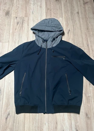 Blouson homme Strandfein 56 bleu marine capuche zippée mi-saison, marque: STRANDFEIN, état: Très bon état, taille: XL, 5,00 €, 5,95 € Protection acheteurs incluse