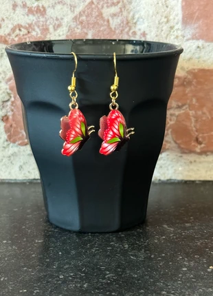 Boucles d’oreilles papillon, marque: Fait Main, état: Neuf sans étiquette, 2,00 €, 2,80 € Protection acheteurs incluse