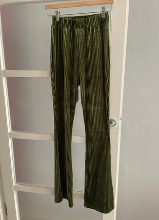 Pantalon Flare Vert Effet Velours, marque: Shein, état: Très bon état, taille: S / 36 / 8, 3,00 €, 3,85 € Protection acheteurs incluse