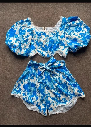 Summer shorts - Top coordinate, marque: Summer, état: Très bon état, taille: S / 36 / 8, 8,00 €, 9,10 € Protection acheteurs incluse