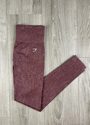 Gymshark Leggings Adapt Animal Seamless Rose/Bordeaux S LGG02, marca: Gymshark, estado: Muito bom, tamanho: S / 36 / 8, €27.00, €29.05 inclui Proteção do Comprador