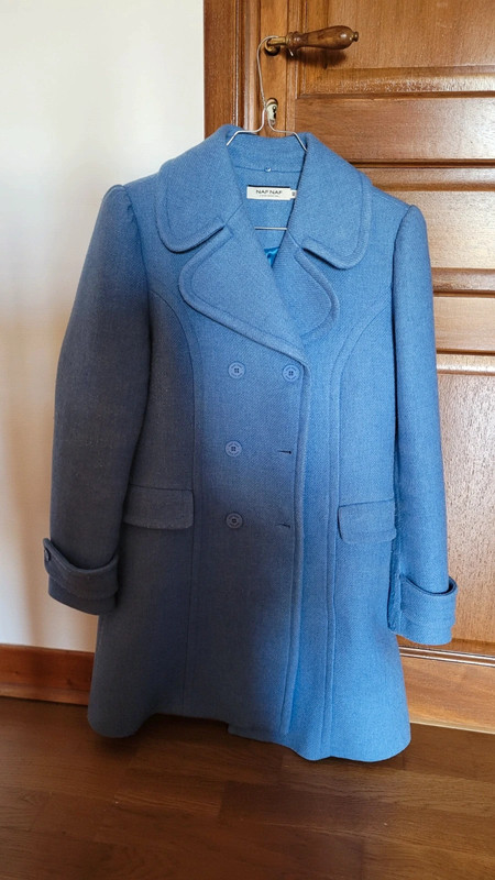 manteau bleu nafnaf