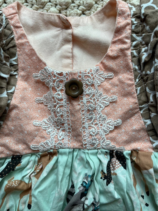 Handmade Forest Friends Dress 2