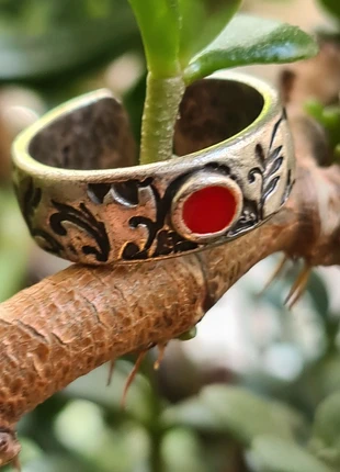Ring Versilbert Platiniert Goa Hippie Psy Elfe Fairy Larp Forest Wald Pixie Psytrance Handmade, merk: Goa, staat: Nieuw zonder prijskaartje, maat: Aanpasbaar, € 10,00, € 11,20 inclusief Kopersbescherming