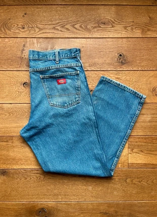 Jean dickies bleu coupe droite vintage Bleu-Taille 36x30, marque: Dickies, état: Très bon état, taille: W36 | FR 46, 15,00 €, 16,45 € Protection acheteurs incluse