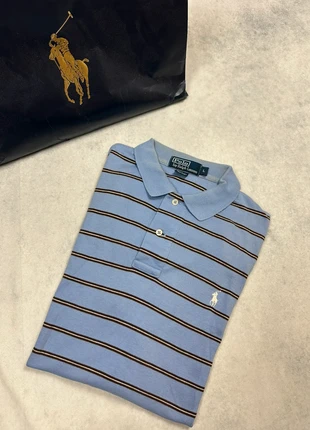 Polo homme Ralph Lauren bleu clair Marinière taille L 100 % Cotton, marke: Ralph Lauren, zustand: Sehr gut, größe: L, 11,99 €, 13,29 € inklusive Vinted-Käuferschutz