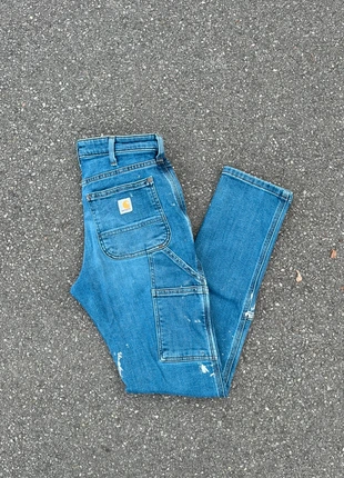 Pantalon carhartt double knee workwear bleu vintage - Taille S(36x30), marke: Carhartt, zustand: Sehr gut, größe: S / 36 / 8, 29,00 €, 31,15 € beinhaltet Vinted-Käuferschutz Pro