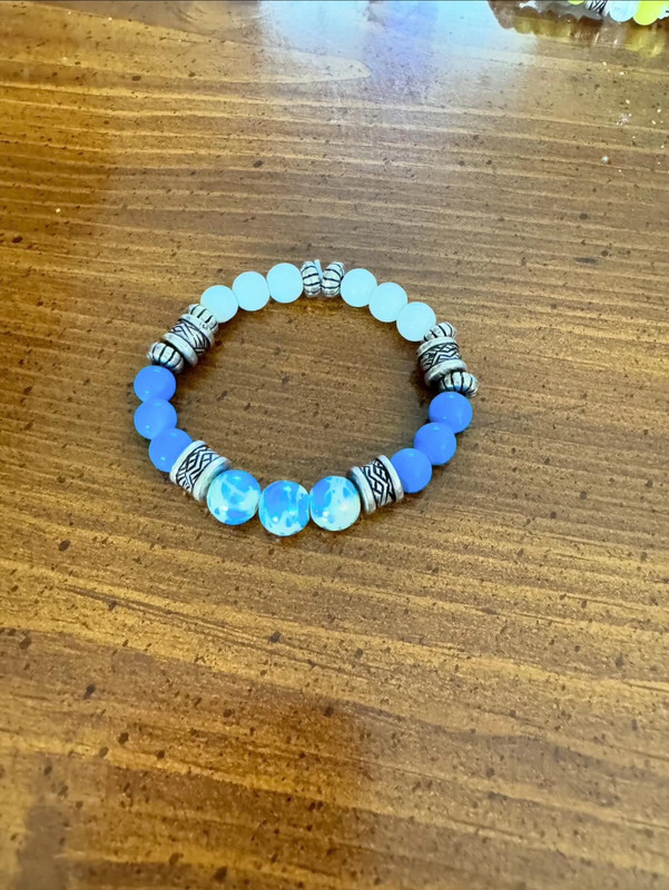 Blue bracelet 4