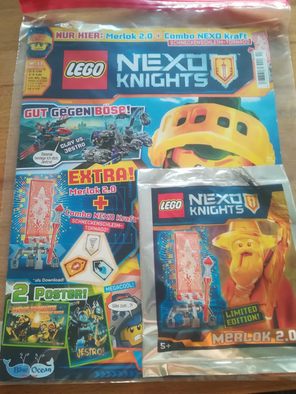 Lego Nexo Knights 2 Zeitschriften und 1 Rätselbuch für 10 € 2