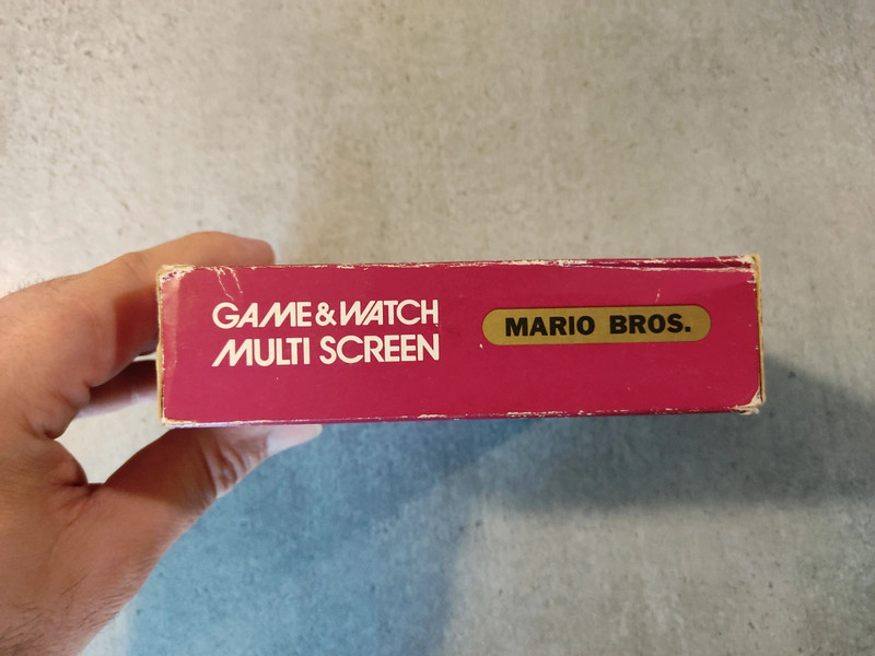 game and watch / mario bros / complet / 1983 4