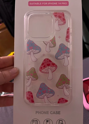 Mushroom phonecase iPhone 14 Pro, merk: Primark, staat: Nieuw met prijskaartje, € 4,00, € 4,90 inclusief Kopersbescherming