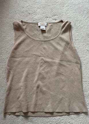 Scoop neck beige top, brand: Talbots, condition: Very good, size: S / UK 8-10, £2.00, £2.80 includes Buyer Protection