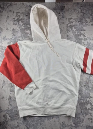 Sweat à capuche Levi's taille S oversized blanc et marron 88%coton 12%polyester, brand: Levi's, condizioni: Ottime, taglia: S, €5.00, €5.95 include la Protezione acquisti