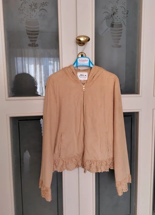 Giubbetto scamosciato ragazzina, marque: Original Marines, état: Très bon état, taille: 13 ans / 158 cm, 10,00 €, 11,20 € Protection acheteurs incluse