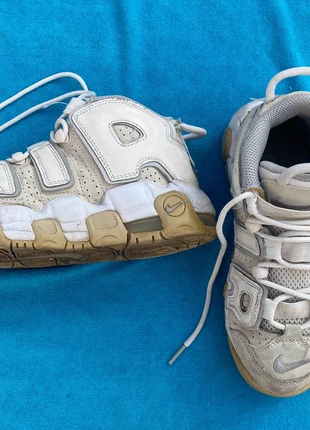 Zapatillas Nike Air More Uptempo blancas, marca: Nike, estado: Muy bueno, tamaño: 35.5, 6,50 €, 7,53 € Protección al comprador incluida