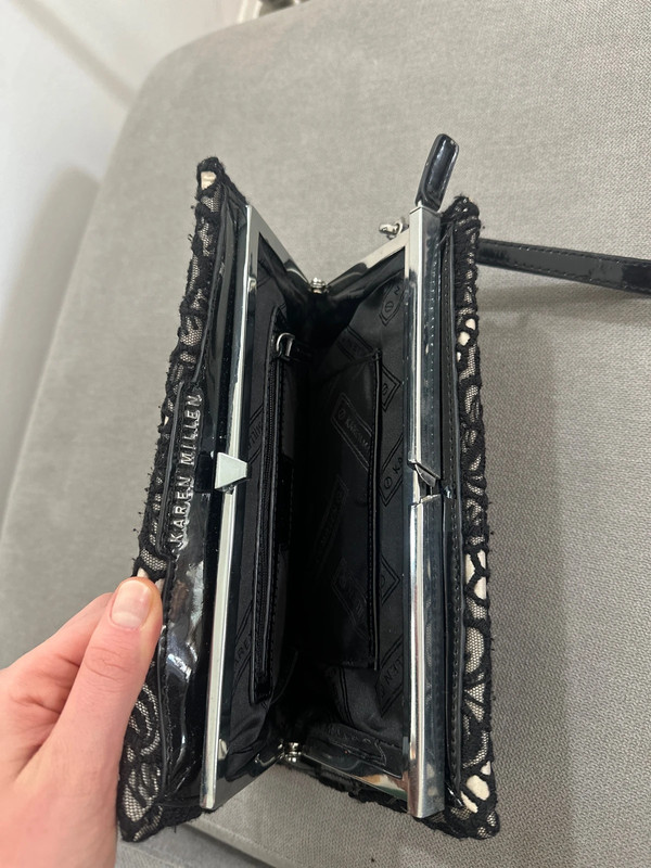 Karen Millen black clutch bag Vinted