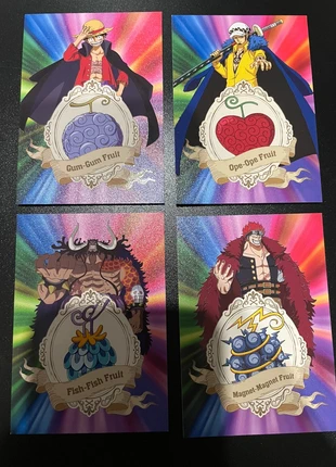 Lotto Devil’s Fruit One Piece Panini, marca: Panini, estado: Novo sem etiquetas, €3.99, €4.89 inclui Proteção do Comprador