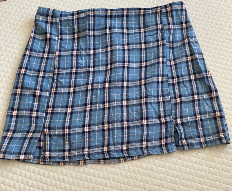 Plaid Mini Skirt 1