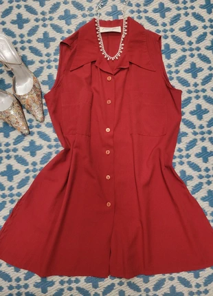 Robe vintage rouge bordeaux coquette girly, marca: COQUETTE, estado: Muy bueno, tamaño: S / 36 / 8, 6,00 €, 7,00 € Protección al comprador incluida