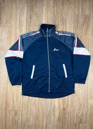 Vintage windbreak comfy retro Asics oversize 90's 2000's streetwear zip hoodie sweat sweatshirt, brand: Asics, condition: Very good, size: L, €37.95, €40.55 includes Buyer Protection