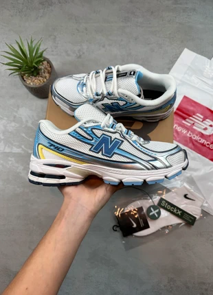 New Balance 740 Blanche Bleu / Taille 43, marca: New Balance, estado: Novo com etiquetas, tamanho: 43, €70.00, €74.20 inclui Proteção do Comprador