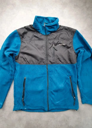 R127 Veste polaire homme Reebok S bleu noir zippée logo brodé poches nylon vintage sport, marke: Reebok, zustand: Sehr gut, größe: S, 22,00 €, 23,80 € beinhaltet Vinted-Käuferschutz Pro