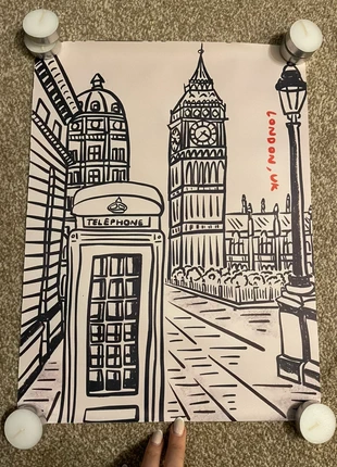 Canvas Poster – London City Design, brand: Art, condition: New with tags, £7.00, £8.05 includes Buyer Protection