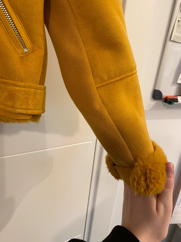 River island 2025 orange suede jacket