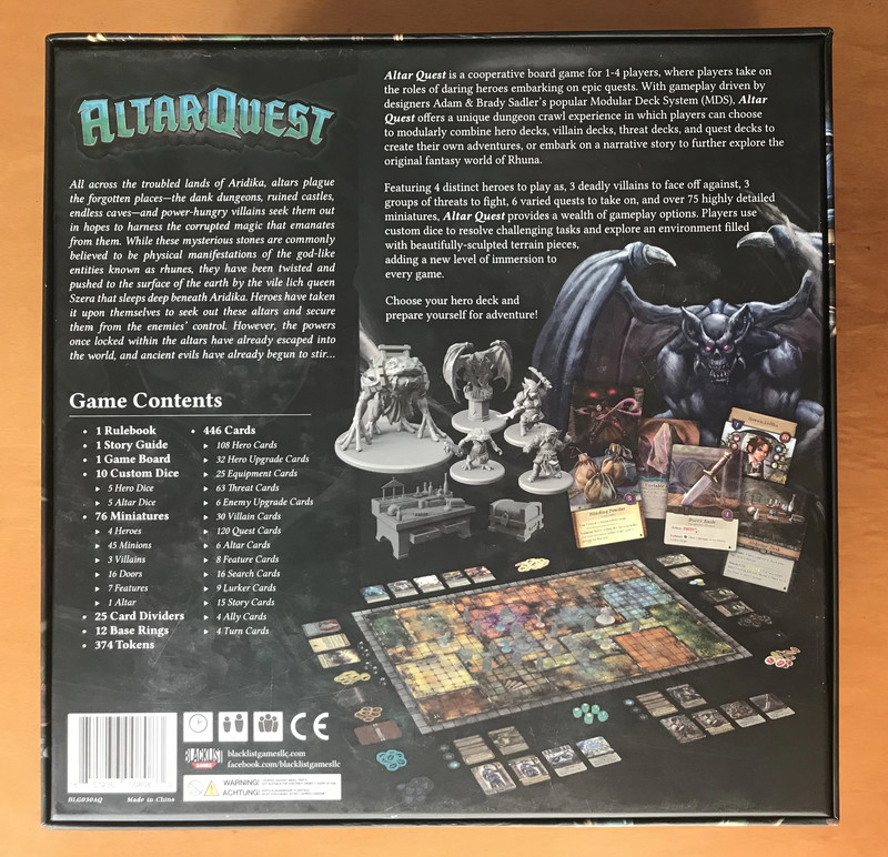 Altar Quest + Stretch Goals Box - Gioco da tavolo - Board game - Kickstarter KS - 2020 4