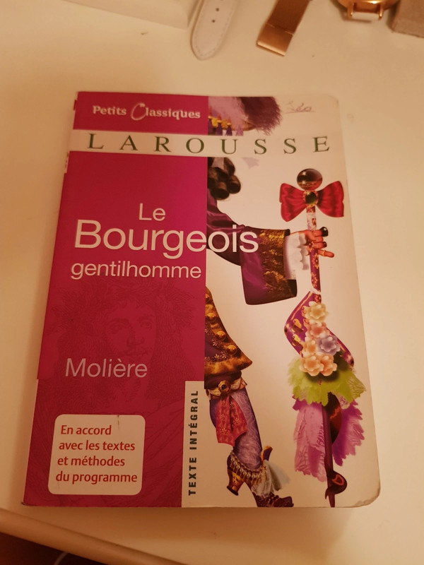 Livre le bourgeois gentilhomme de Molière 1