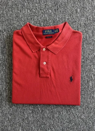 Polo Classic Fit Ralph Lauren Rouge   XXL ttg Homme Coton   #5996, merk: Ralph Lauren, staat: Heel goed, maat: XXL, € 29,00, € 31,15 inclusief Kopersbescherming Pro