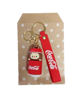 Porte-clés Labubu Coca-Cola avec pochette cadeau, marque: labubu, état: Neuf avec étiquette, 6,99 €, 8,04 € Protection acheteurs (Pro) incluse