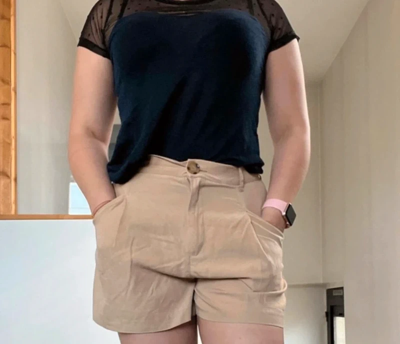 Short beige Zara sexy - photo numéro 5