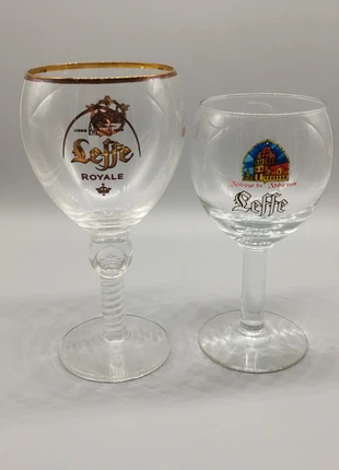 Leffe-lot de 2 verres à Leffe -1 classique et 1 Royale, merk: Leffe, staat: Heel goed, € 4,00, € 4,90 inclusief Kopersbescherming