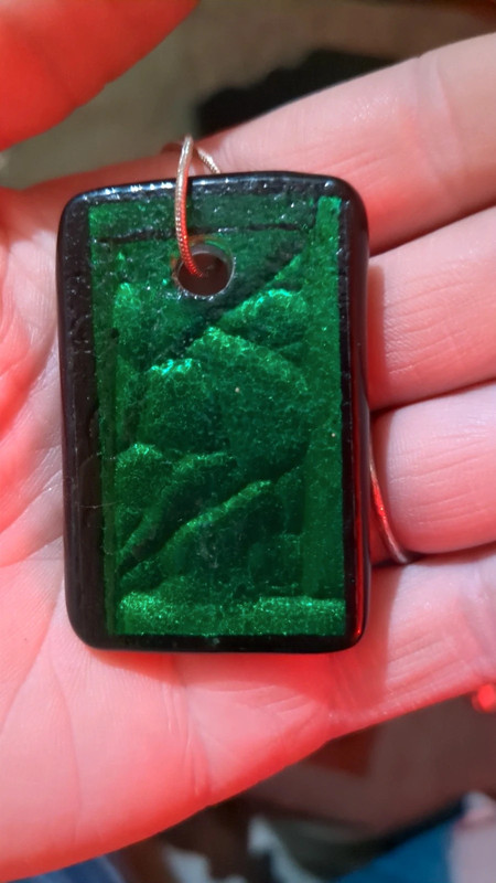 Glass heavy pendant 4